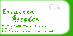 brigitta metzker business card